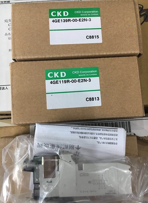 中文說明：CKD先導式電磁閥4GD219-C8-E2C-3