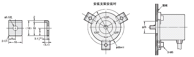 E6CP-A 外形尺寸 10 E69-2